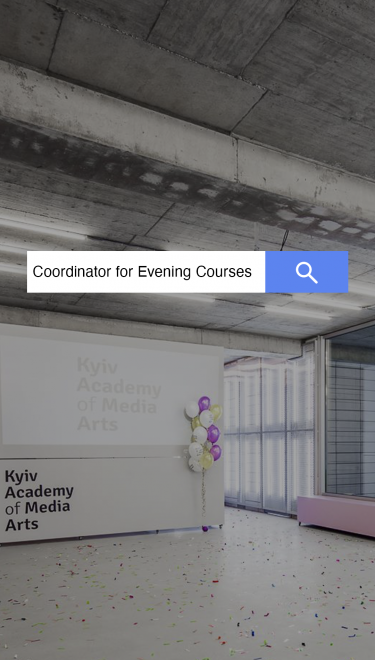 ["Coordinator for Evening Courses"]